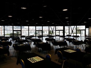 The playing hall at Cannes